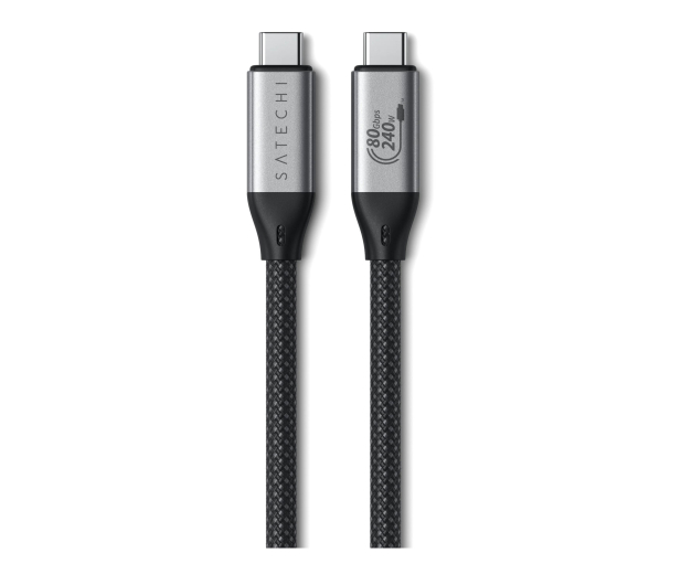 Satechi USB4 V2 Pro Cable USB-C, PD 240W, 8K 120Hz 1,2m space gray - 1542918 - zdjęcie 3